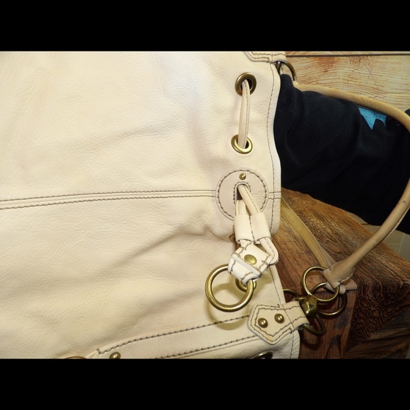 Frye natural leather drawstring tote - Picture 7 of 7